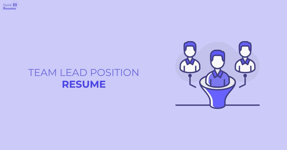 Team Lead Position